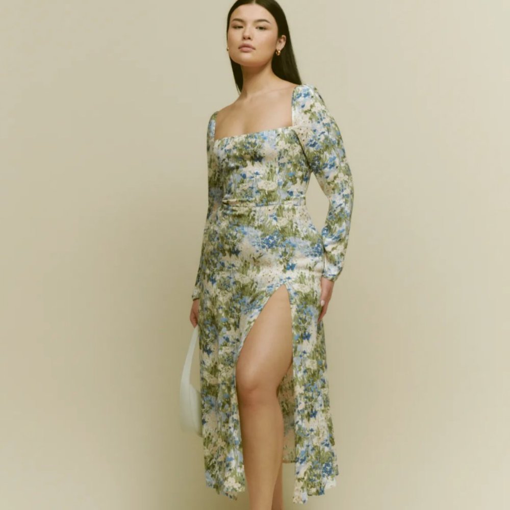 Reformation Sigmund Dress - Size 6, Worn Once